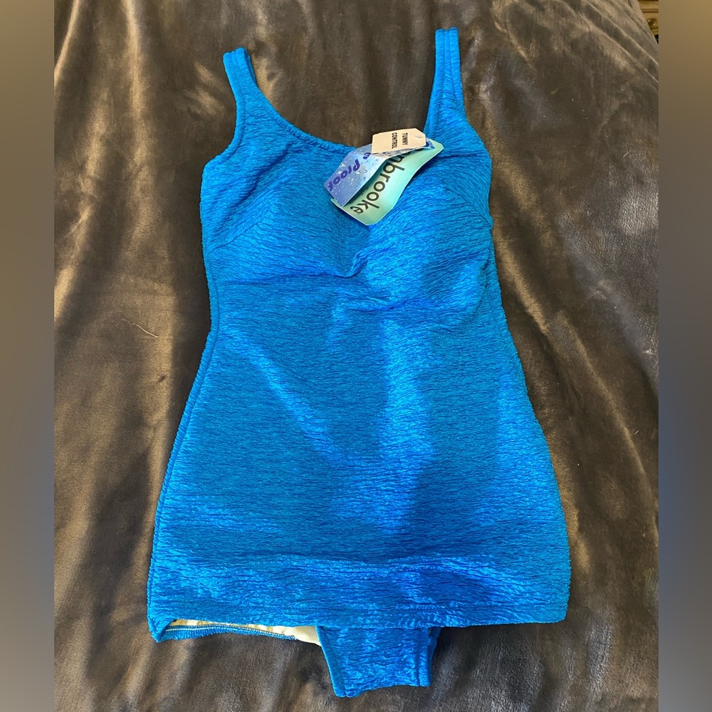 Penbrooke Krinkle Active Back One Piece Swimsuit